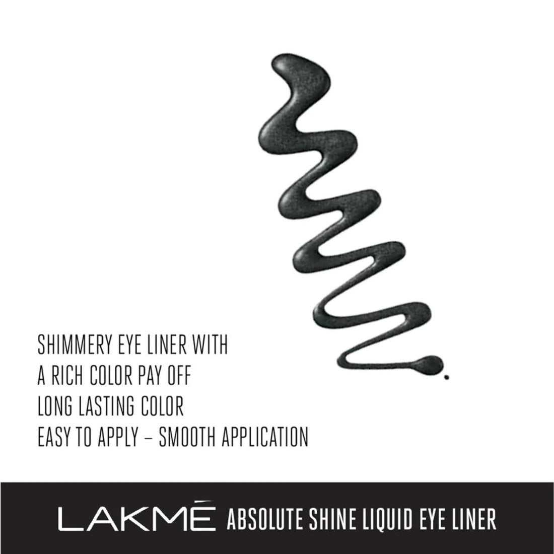 Lakmé Absolute Shine Line Eye Liner, Black, 4.5ml