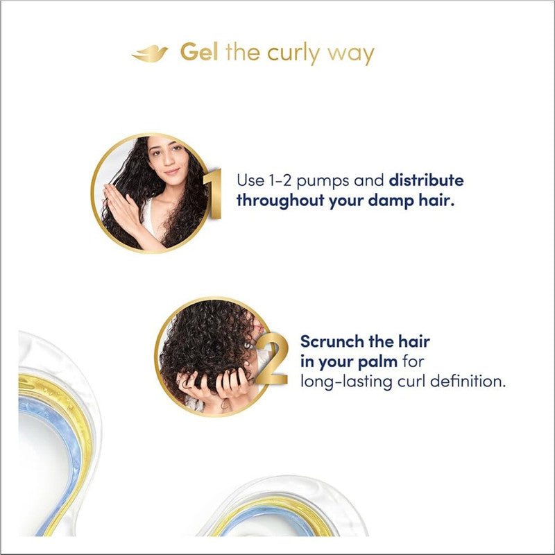 Dove Beautiful Curl Defining Hair Gel 110ml Pack of 2