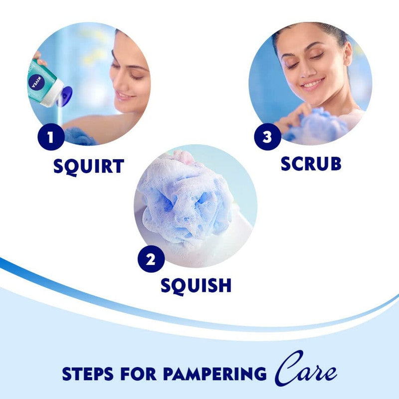 Nivea Frangipani & Oil Naturally Caring & Refreshing Shower Gel 250ml Pack of 2