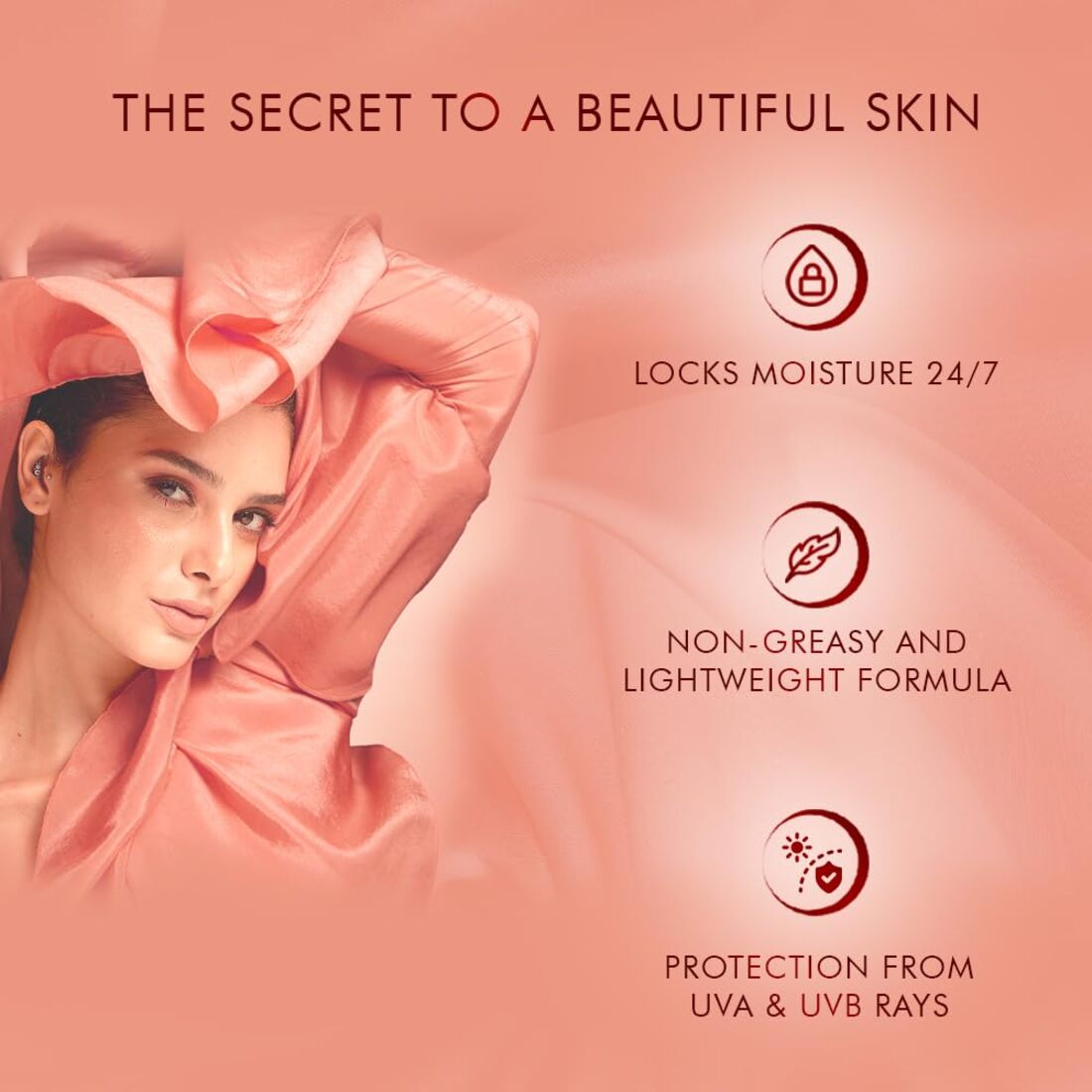 Lakme Peach Milk 24 Hr Vit E Moisture 200ml