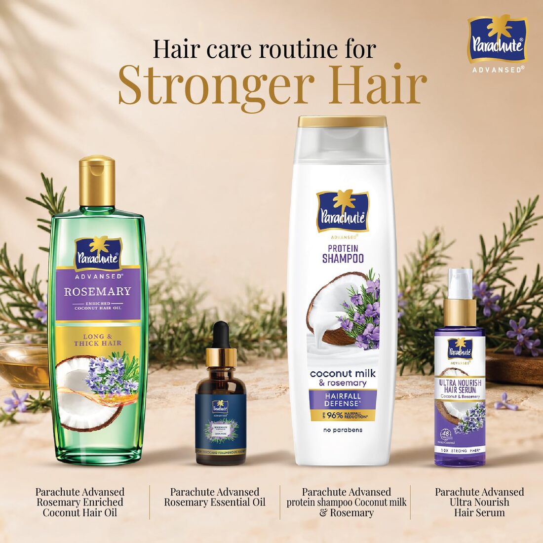 Parachute Advansed 100% Pure Rosemary Essential Oil 14ml