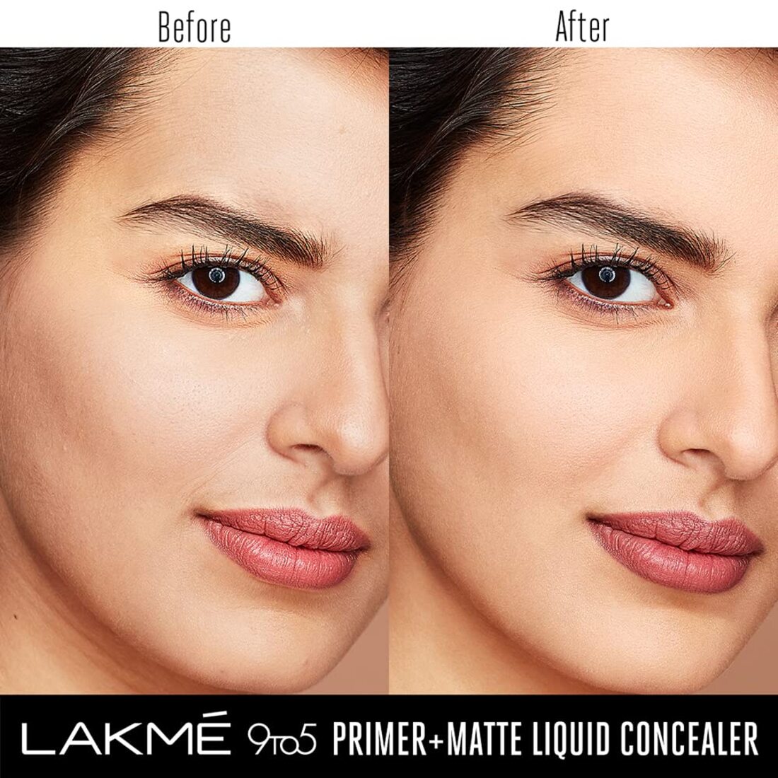Lakme 9to5 Primer + Matte Liquid Concealer 10 ivory, 5.4ml