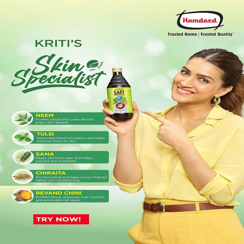 Safi Syrup Is A Non Toxic Blood Purifier 500ml Hamdard