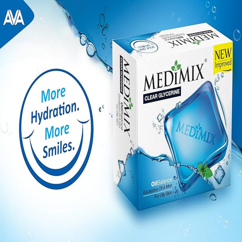 Medimix Classic Oil Balance Bathing Soap - Pack Of 3 (400gm)