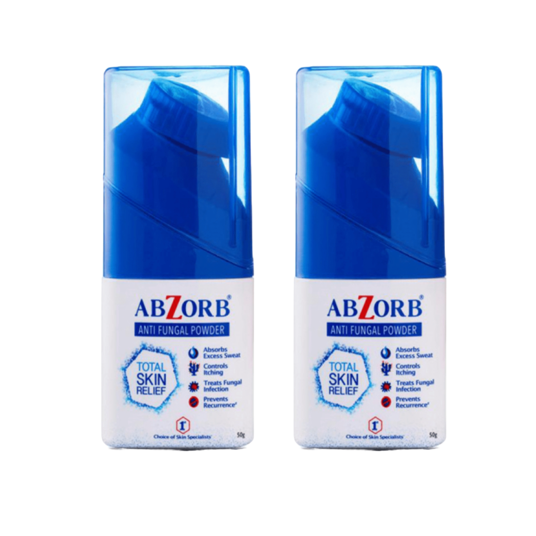 Abzorb Anti Fungal Dusting Powder 50G - Pack Of 2
