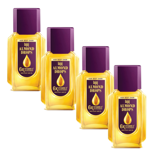 Bajaj Almond Drops Hair Oil - 475ml Pack of 4 KartWalk