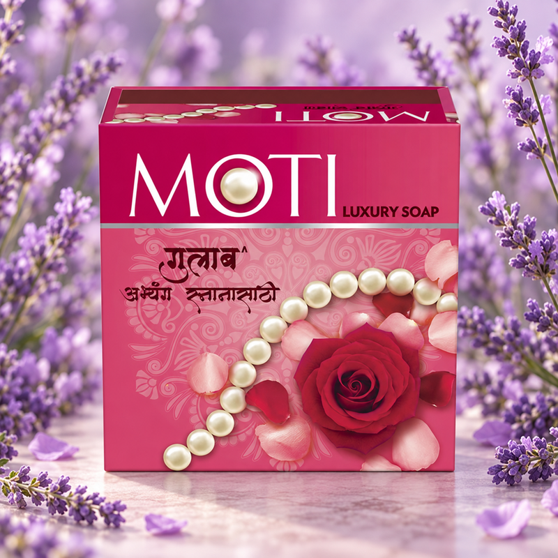 Luxury Moti Rose Abhyanga For Bathing Soap 150g