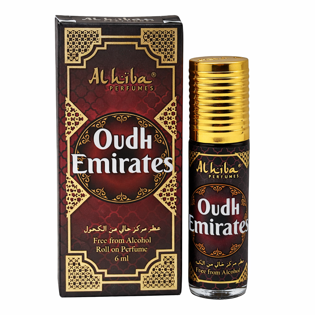 Alhiba Oudh Emirates Roll On Perfume 6ml
