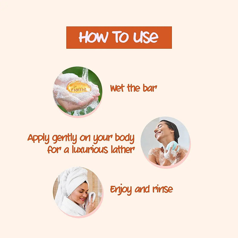 Fiama Peach & Avocado Gel Bar (125gm)(Pack of 2)