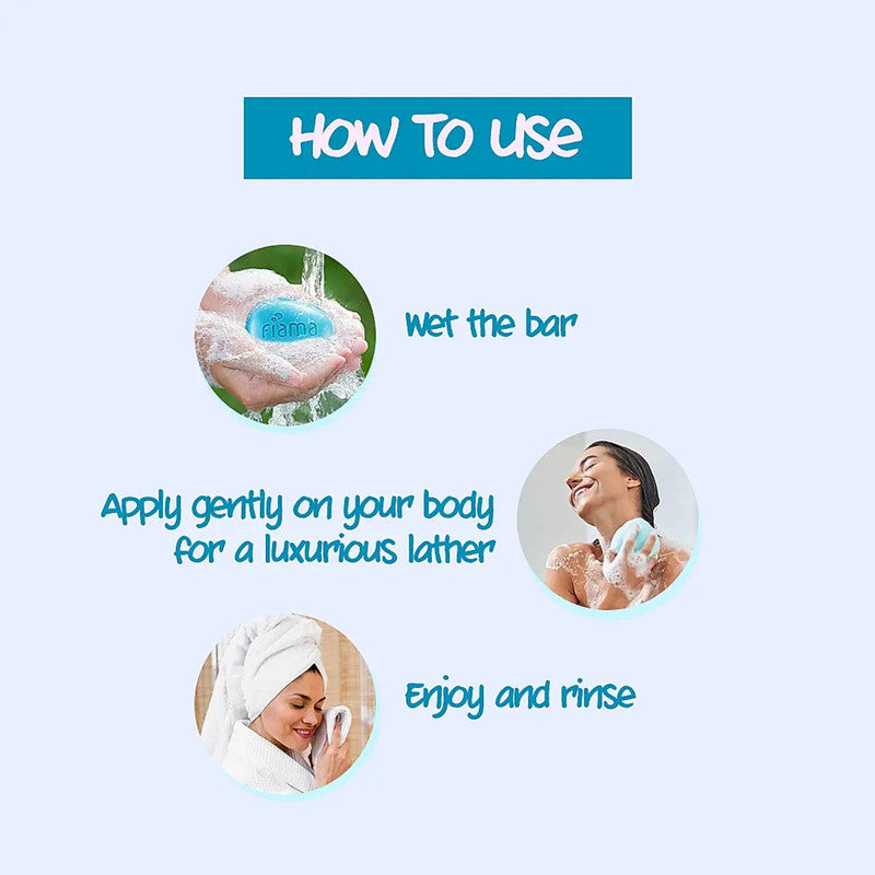 Fiama Menthol & Magnolia Cooling & Refreshing Gel Bar 125g Pack of 3