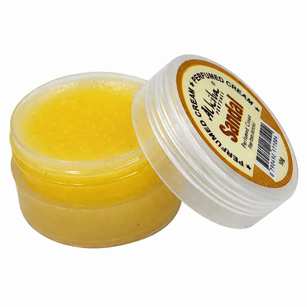 Alhiba Sandal Perfume Body Cream 10g Pack of 3