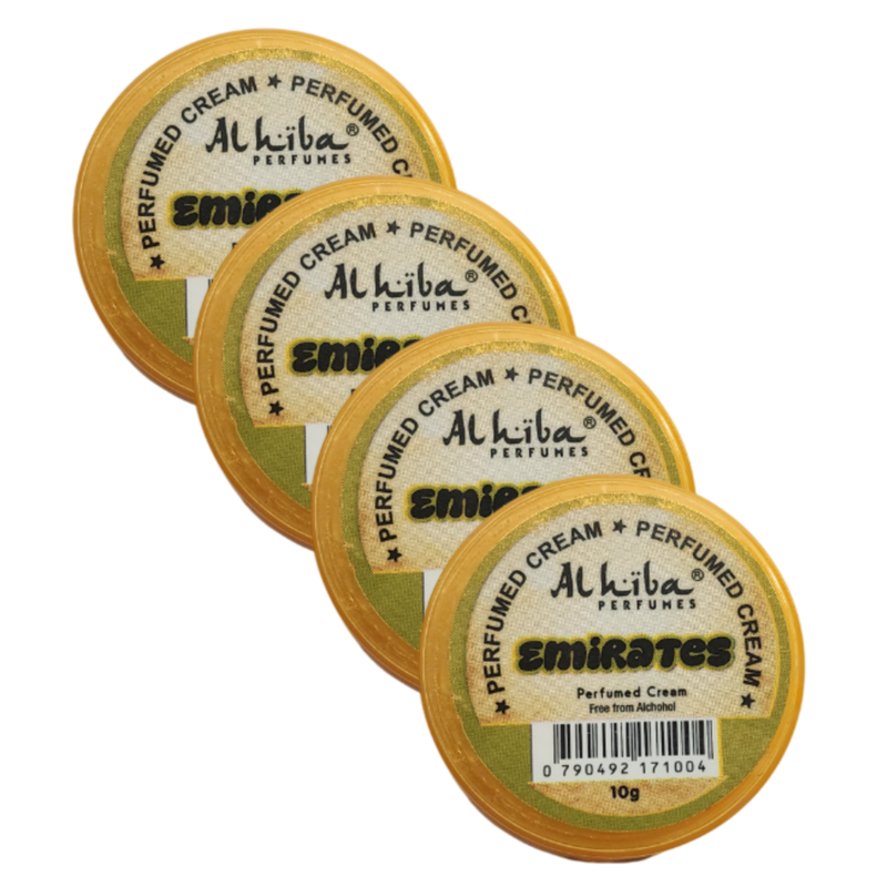 Al Hiba Emirates Perfume Body Cream 10g Pack of 4