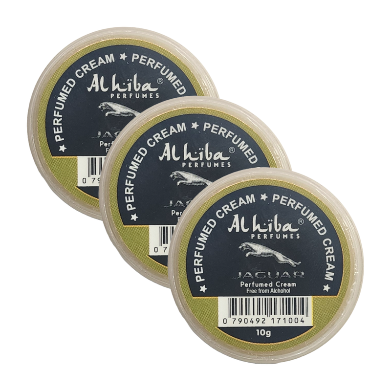 Al Hiba Jaguar Perfume Body Cream 10g Pack of 3