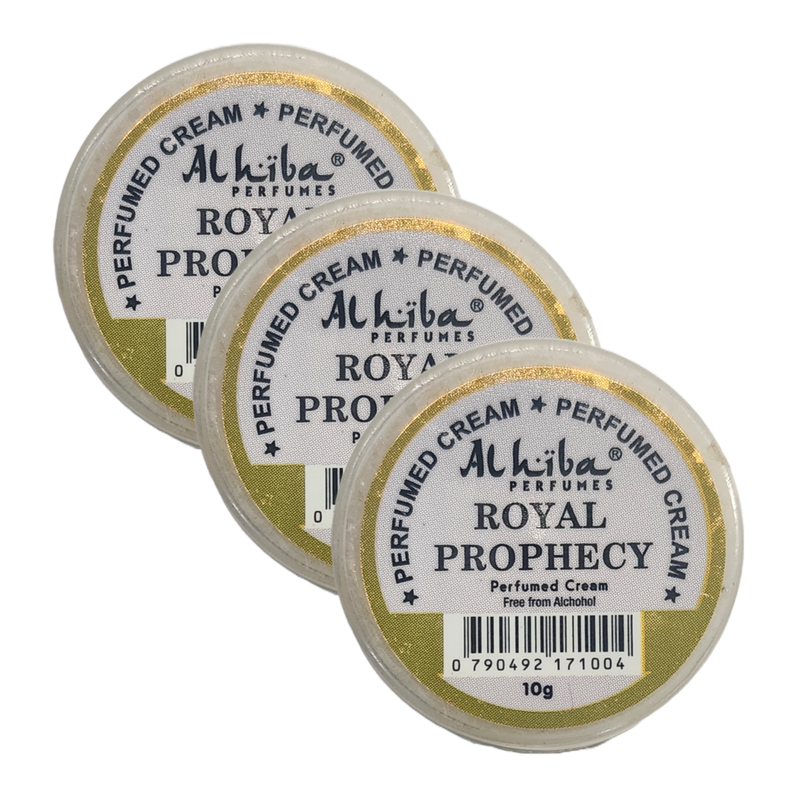 Al Hiba Royal Prophecy Perfume Body Cream 10g Pack of 3