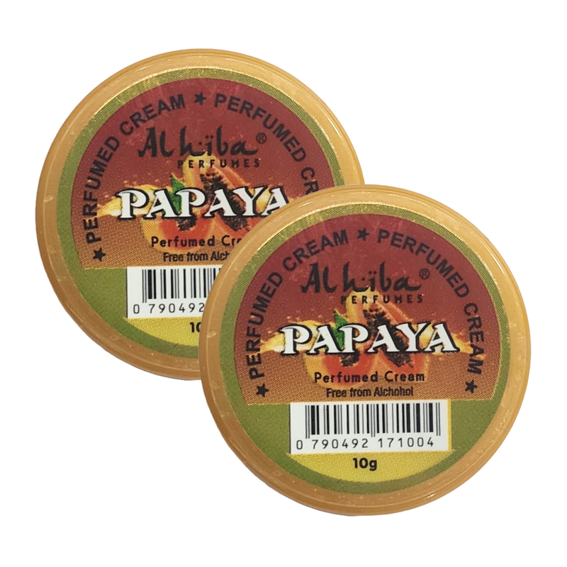 Al Hiba Papaya Perfume Body Cream 10g Pack of 2