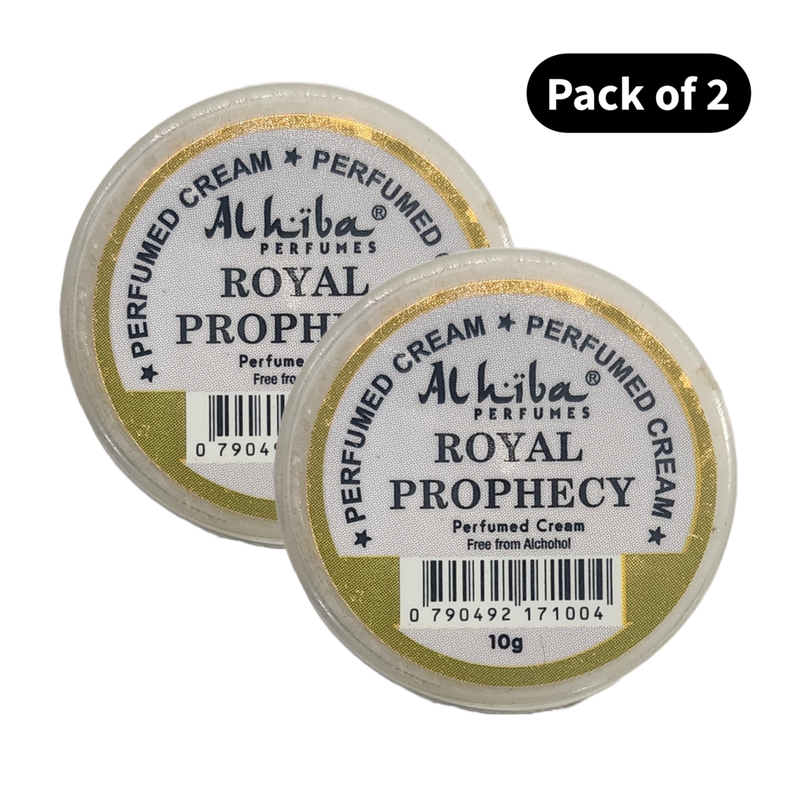 Al Hiba Perfume Body Cream Royal Prophecy (10gm) (Pack of 2)