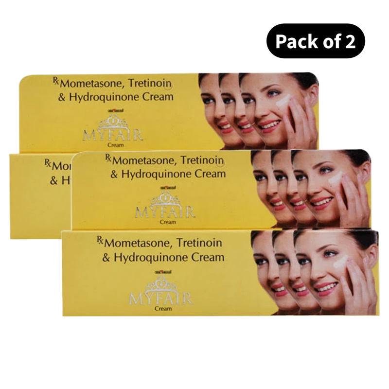 Myfair Tretinoin & Hydroquinone Cream (20gm)(Pack of 2)