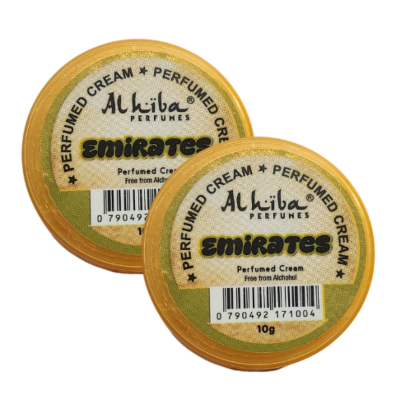 Al Hiba Emirates Perfume Body Cream 10g Pack of 2
