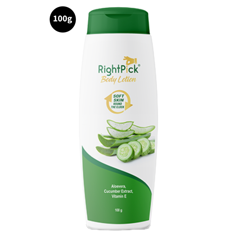RightPick Vitamin E Body Lotion Aloevera Cucumber Extract 100gm