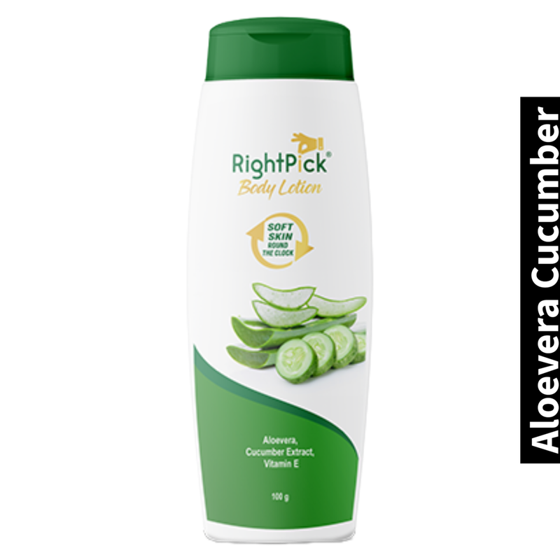 Vitamin E RightPick Aloevera Cucumber Extract Body Lotion 100g