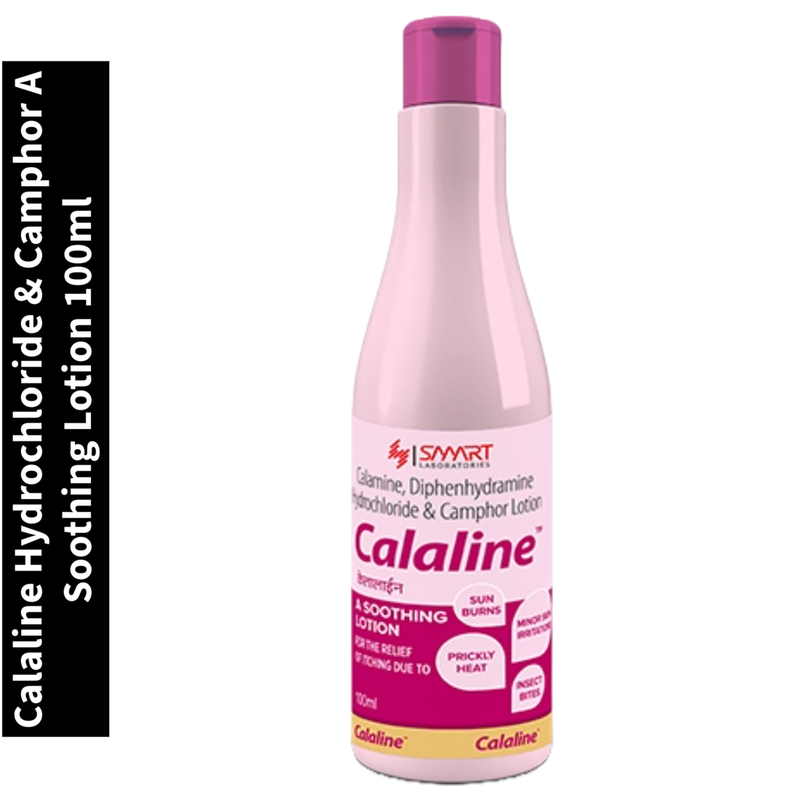 Hydrochloride & Camphor Calaline A Soothing Lotion 100ml