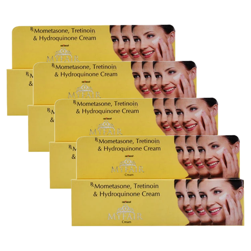 Myfair Mometasone, Tretinoin & Hydroquinone Cream 20g Pack of 4