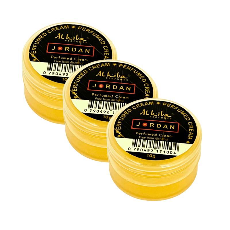 Al Hiba Jordan Perfume Body Cream 10g Pack of 3