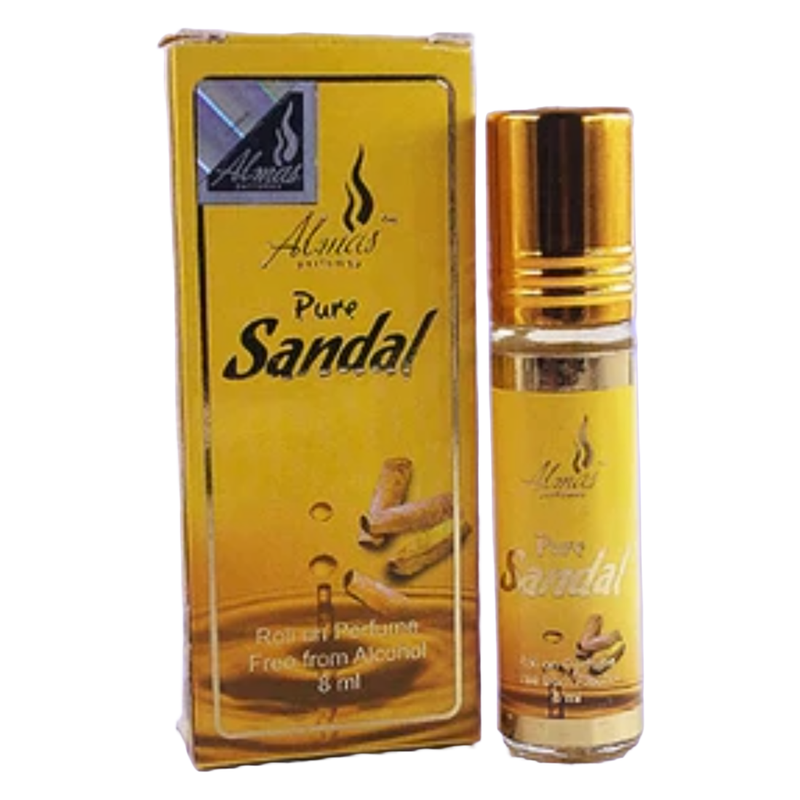 Roll On Perfume Al Mas Pure Sandal 8ml
