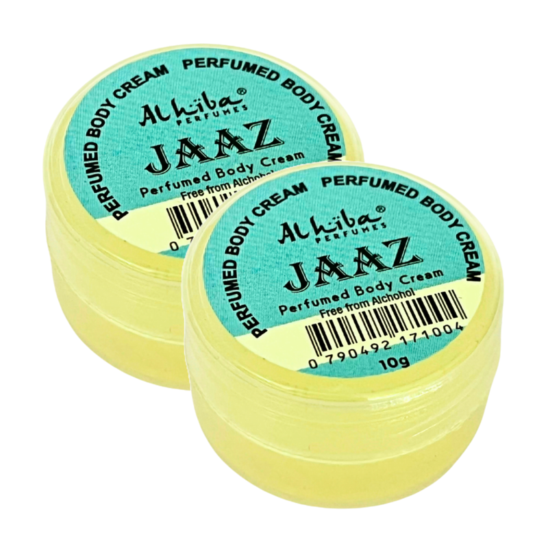 Al Hiba Jaaz Perfume Body Cream 10g Pack of 2
