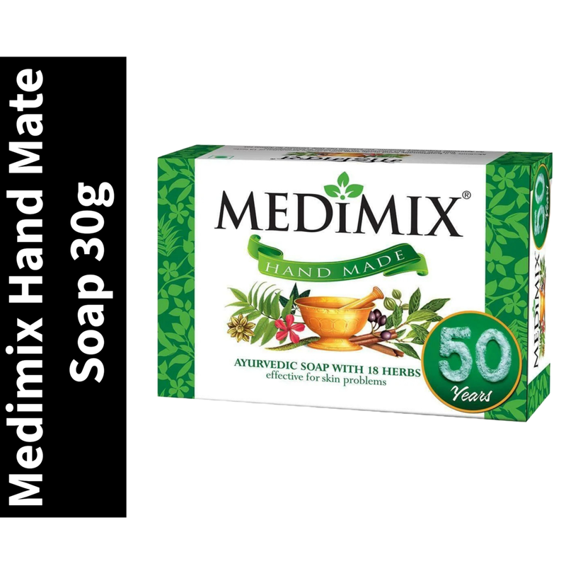 Medimix Classic Ayurvedic Bathing Soap with 18 Herbs (30gm)