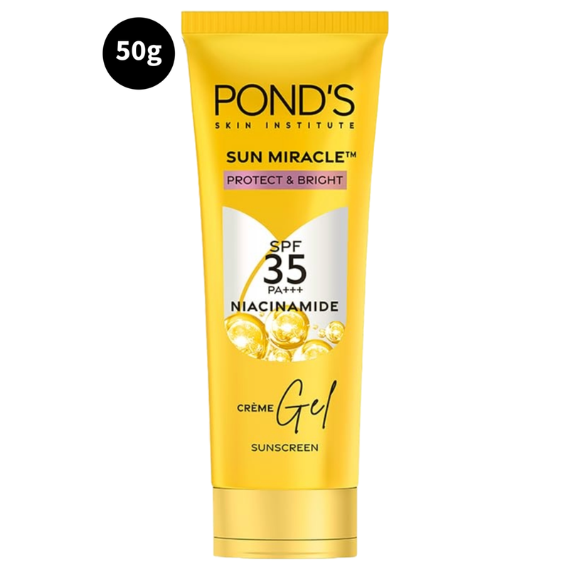 Ponds SPF 35 PA+++ Sun Miracle Protect & Bright Sunscreen Gel 50g