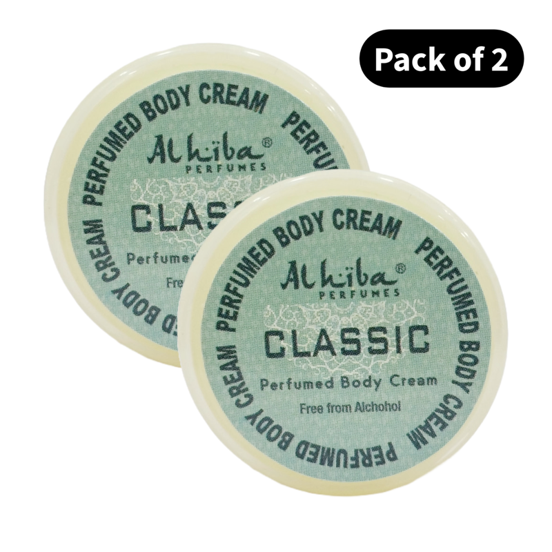 Al Hiba Perfume Body Cream Classic (10gm) (Pack of 2)