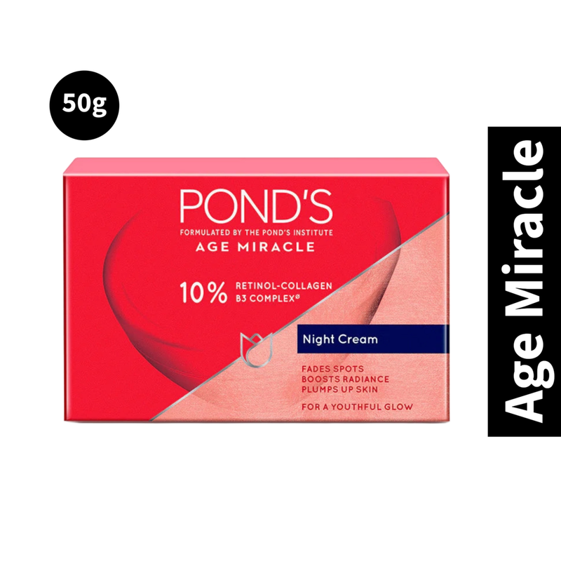Ponds Age Miracle Night Cream (50gm) (Pack of 1)