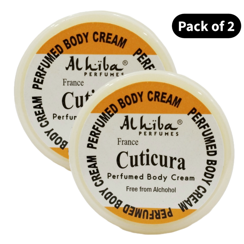 Al Hiba Perfume Body Cream Cuticura (10gm) (Pack of 2)