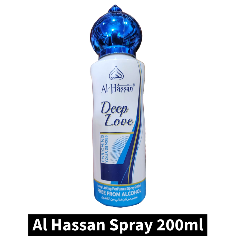 Al Hassan Deep Love Spray (200ml)(Pack of 1)