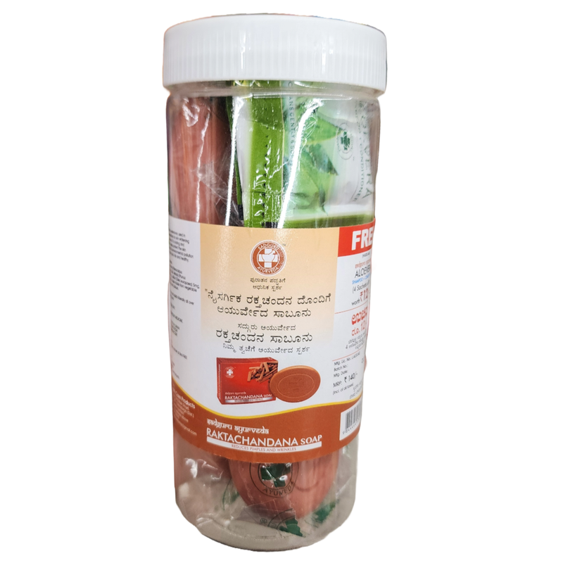 Sadguru Ayurveda Raktachandana Soap (75g x 4N)