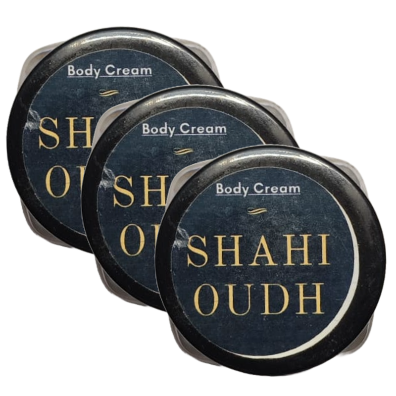 Shahi Oudh Perfume Body Cream 10g Pack of 3