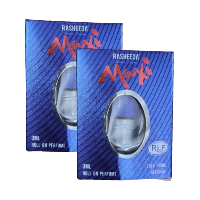 Rasheeda Luxurious Fragrance Maxi Roll On Perfume 3ml Pack of 2