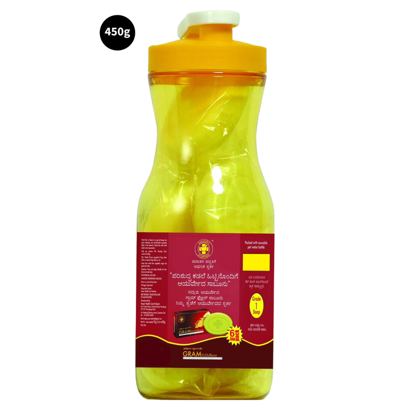 Ayurveda Sadguru Gramflour Soap 75g Pack of 6