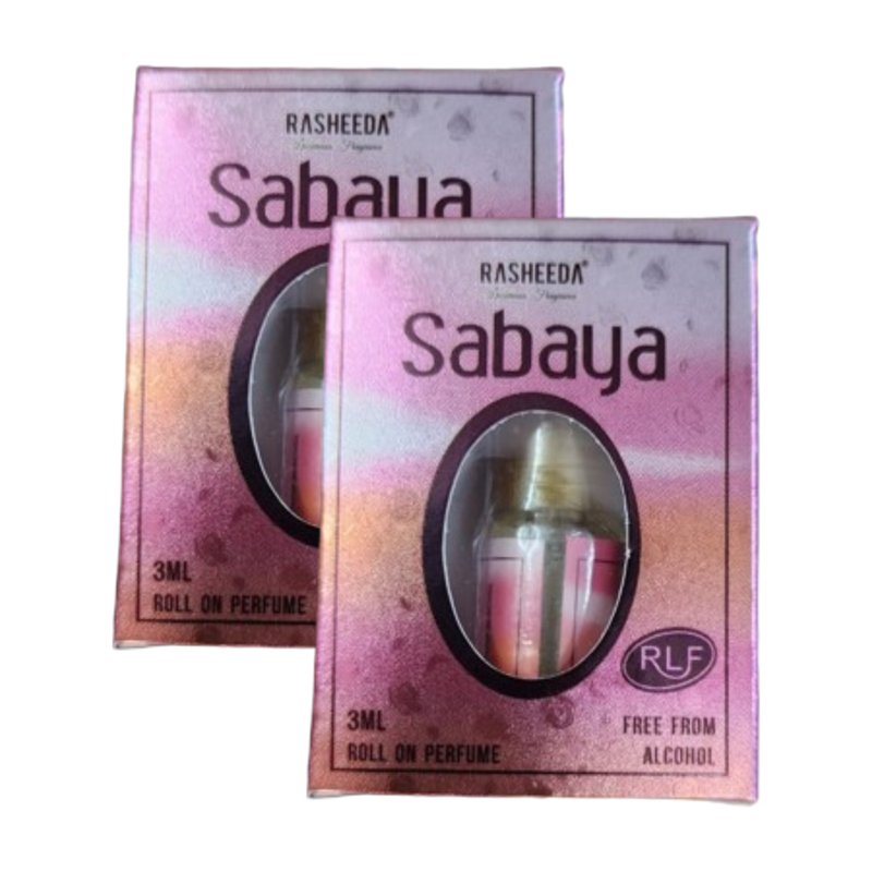 Rasheeda Luxurious Fragrance Sabaya Roll On Perfume 3ml Pack of 2