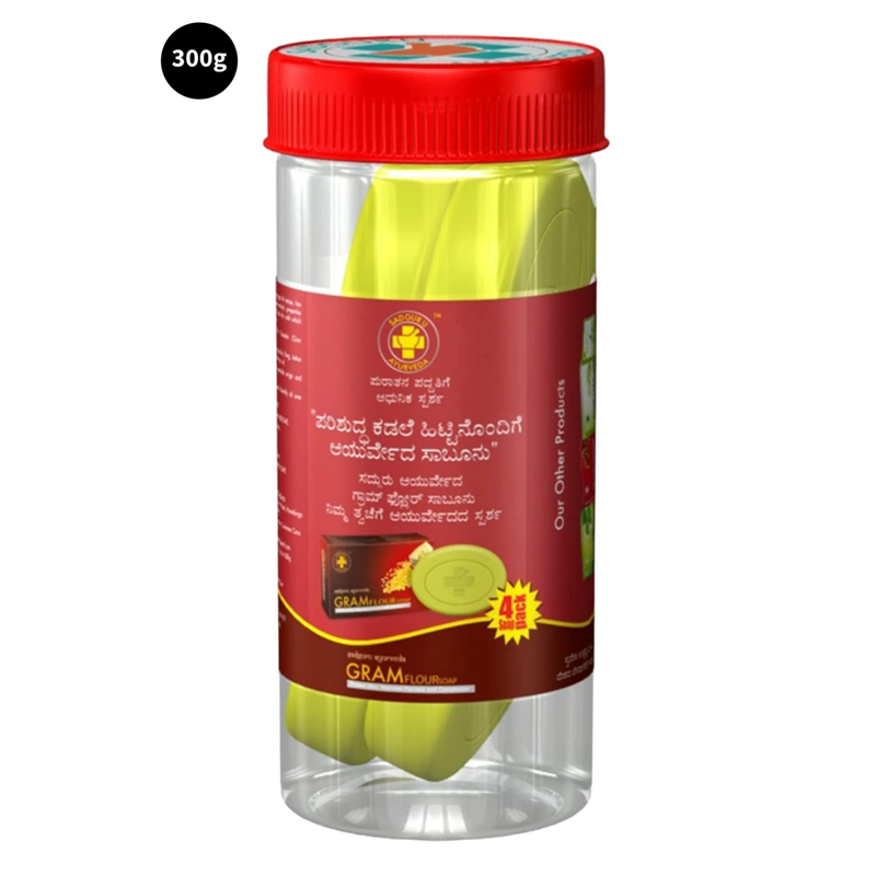 Ayurveda Sadguru Gramflour Soap 75g Pack of 4