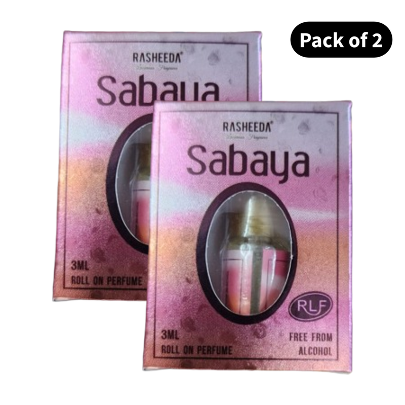 Rasheeda Sabaya Roll On Perfume (3ml)(Pack of 2)
