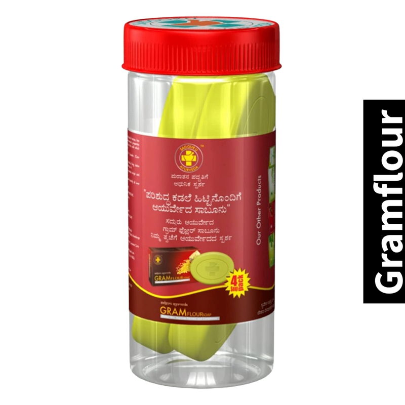 Gramflour Sadguru Ayurveda Soap 75g Pack of 4