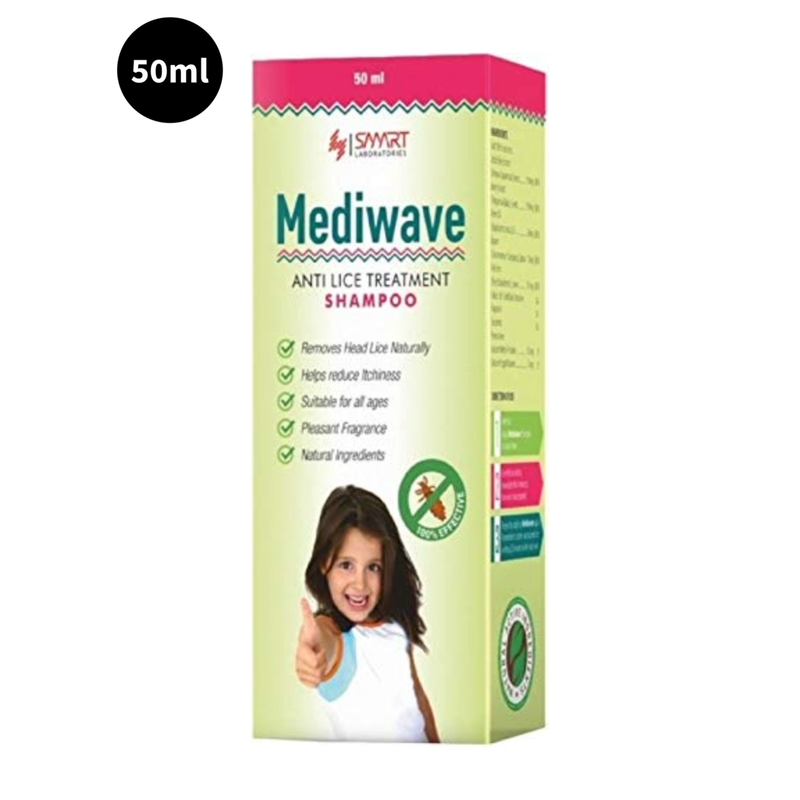 Mediwave Naturally Shampoo Anti Head Lice 50ml
