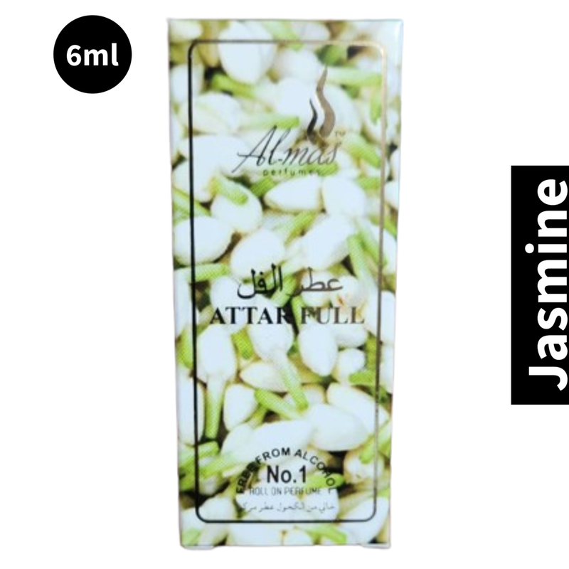Al Mas Roll On Perfume Jasmine Attar Full 6ml