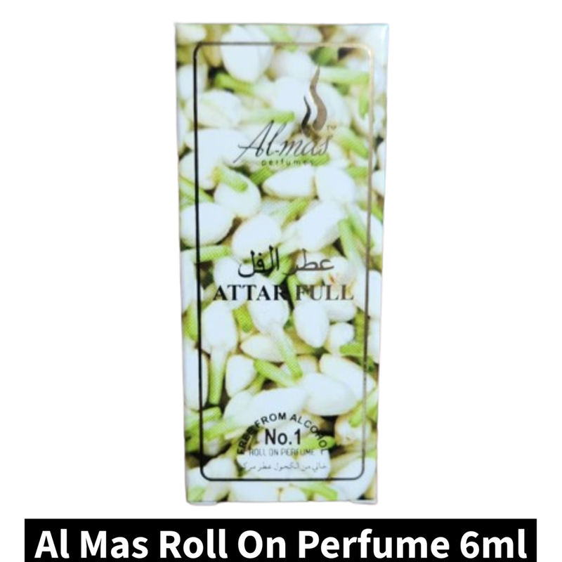 Al Mas Roll On Perfume Attar Full Jasmine (6ml)(Pack of 1)