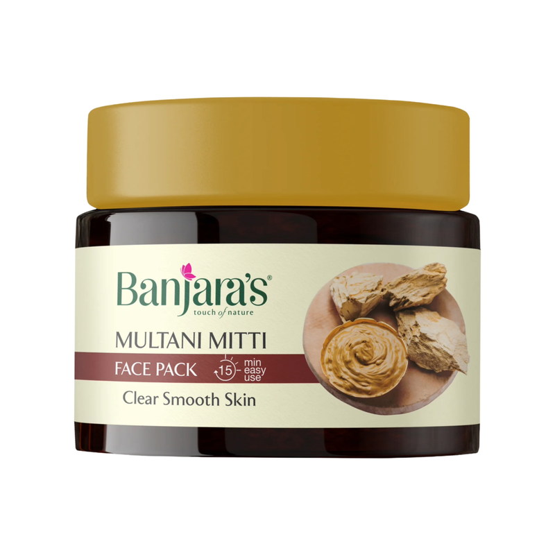 Banjaras Multani Mitti Glowing Skin Face Pack 100g
