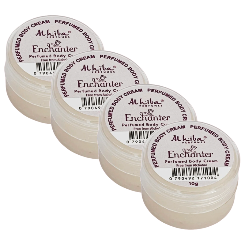 Al Hiba Enchanter Perfume Body Cream 10g Pack of 4