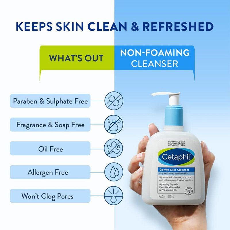 Skin Gentle Cetaphil Cleanser - 250ml
