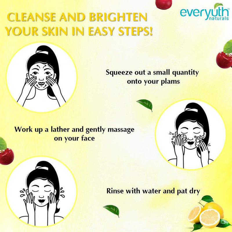 Everyuth Naturals Oil Clear Lemon Face Wash 50g